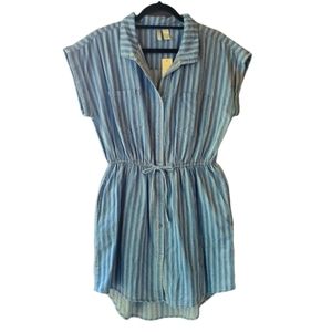 🆕️ Japana Pinstripe Shirt Dress